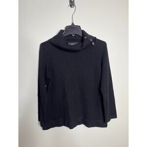 Jones New York Black Cashmere Sweater Large